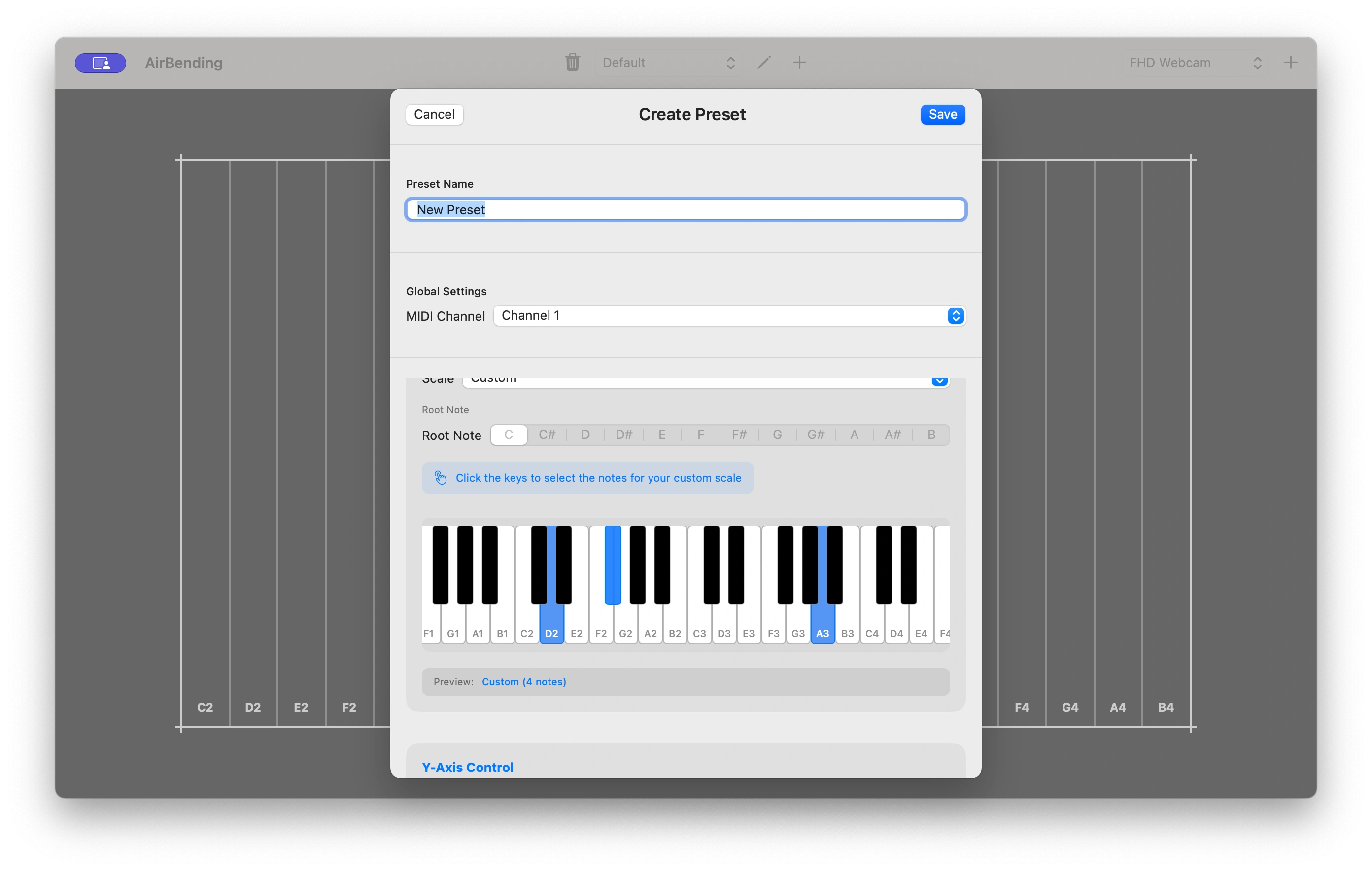Musical Scale Selection
