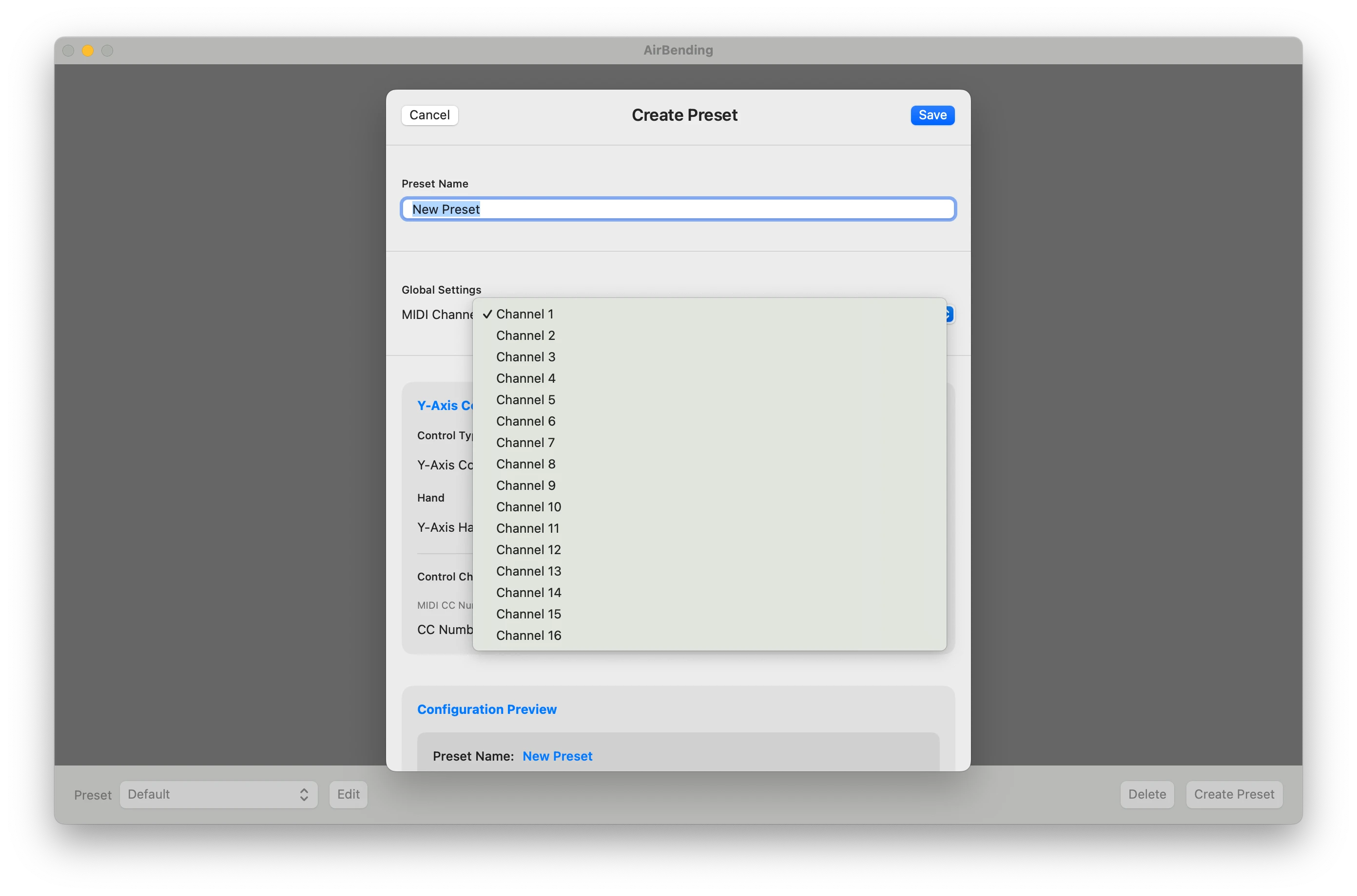 MIDI Channel Assignment
