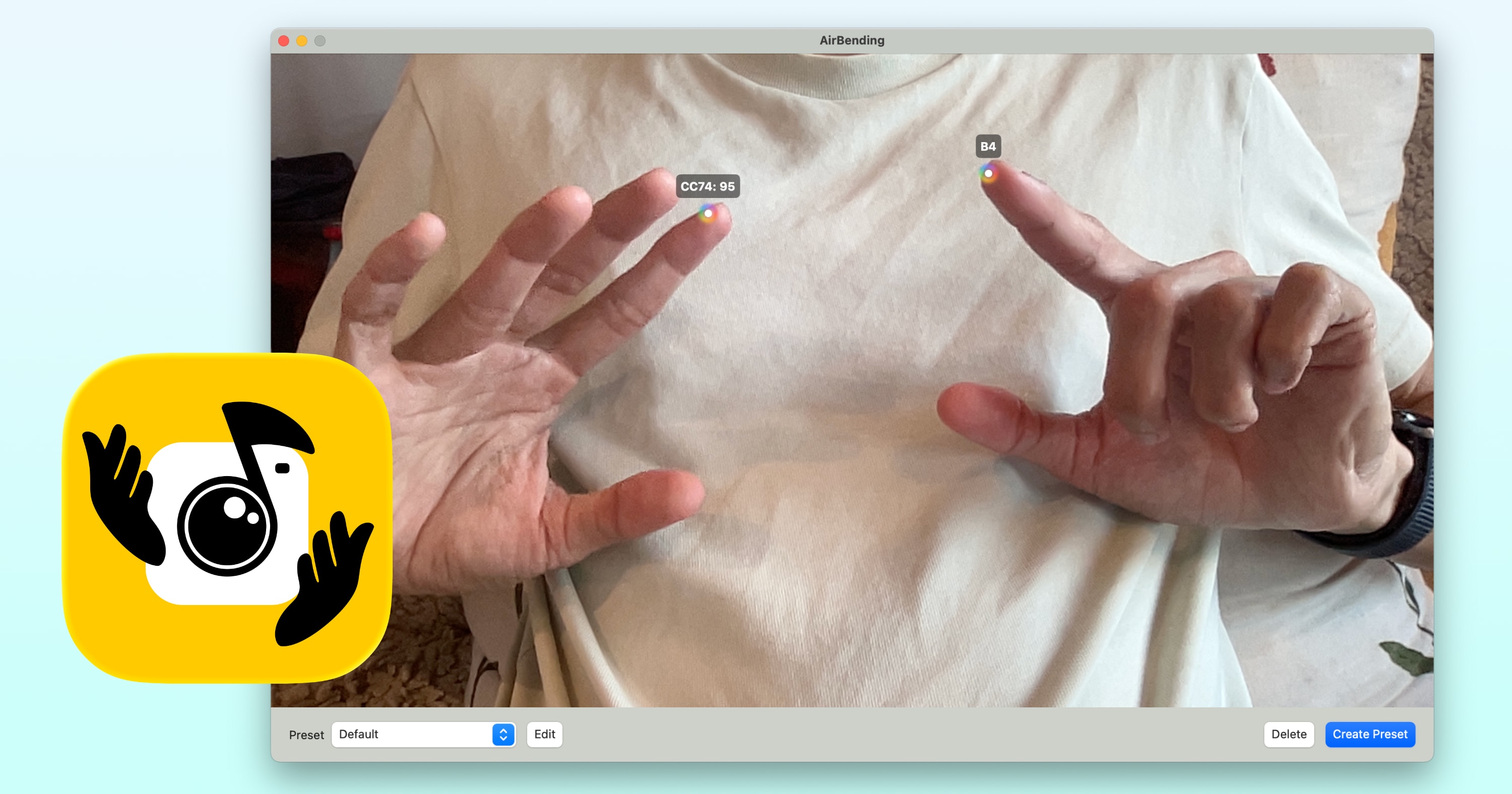 AirBending - Gesture-based MIDI Controller | Nanas Sound