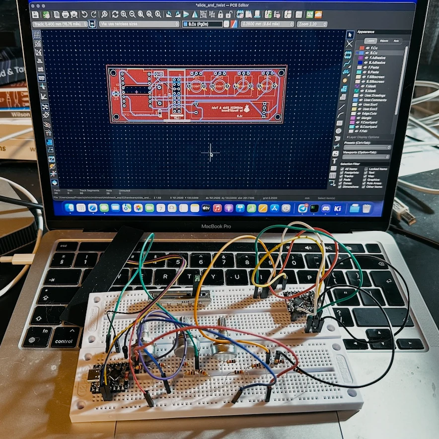 midiMESH - Wireless Modular MIDI Controllers