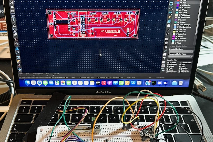 midiMESH - Wireless Modular MIDI Controllers